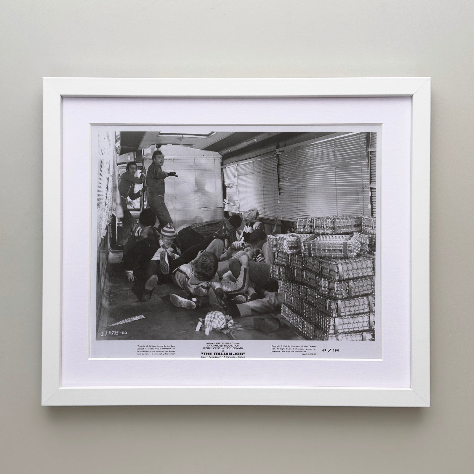 The Italian Job 1969 Film Movie Press Publicity Still Framed