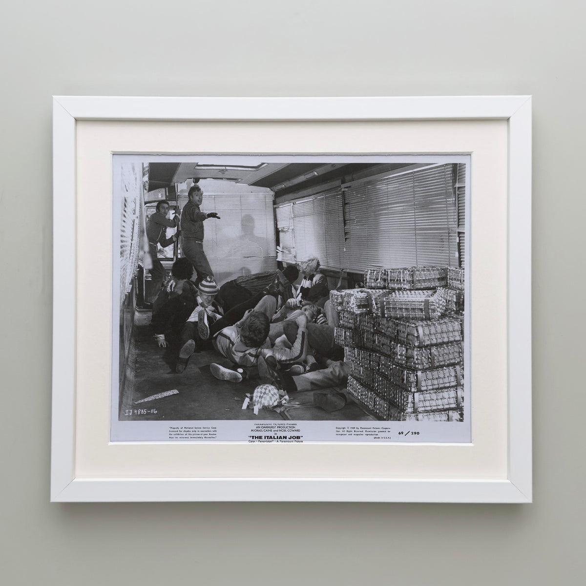 The Italian Job 1969 Film Movie Press Publicity Still Framed