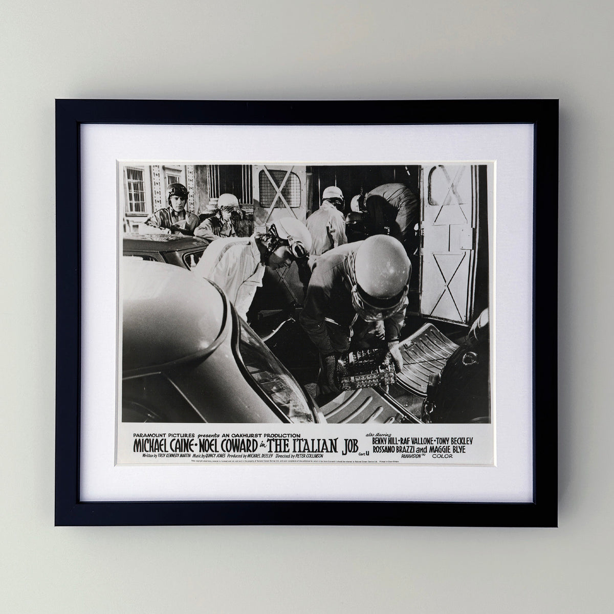 The Italian Job 1969 Film Movie Press Publicity Still Framed