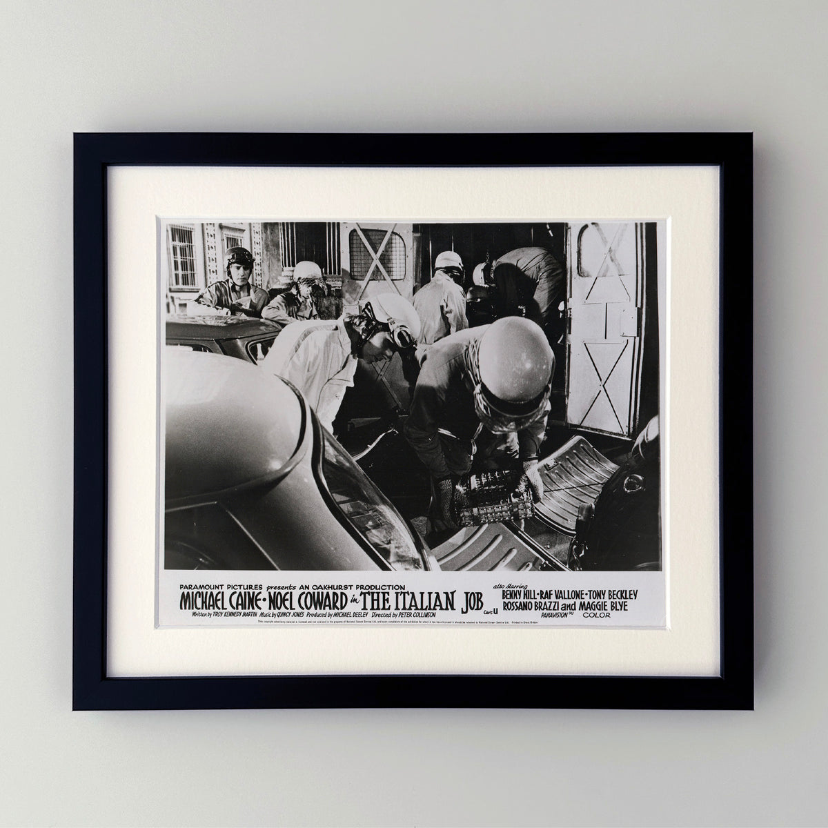 The Italian Job 1969 Film Movie Press Publicity Still Framed
