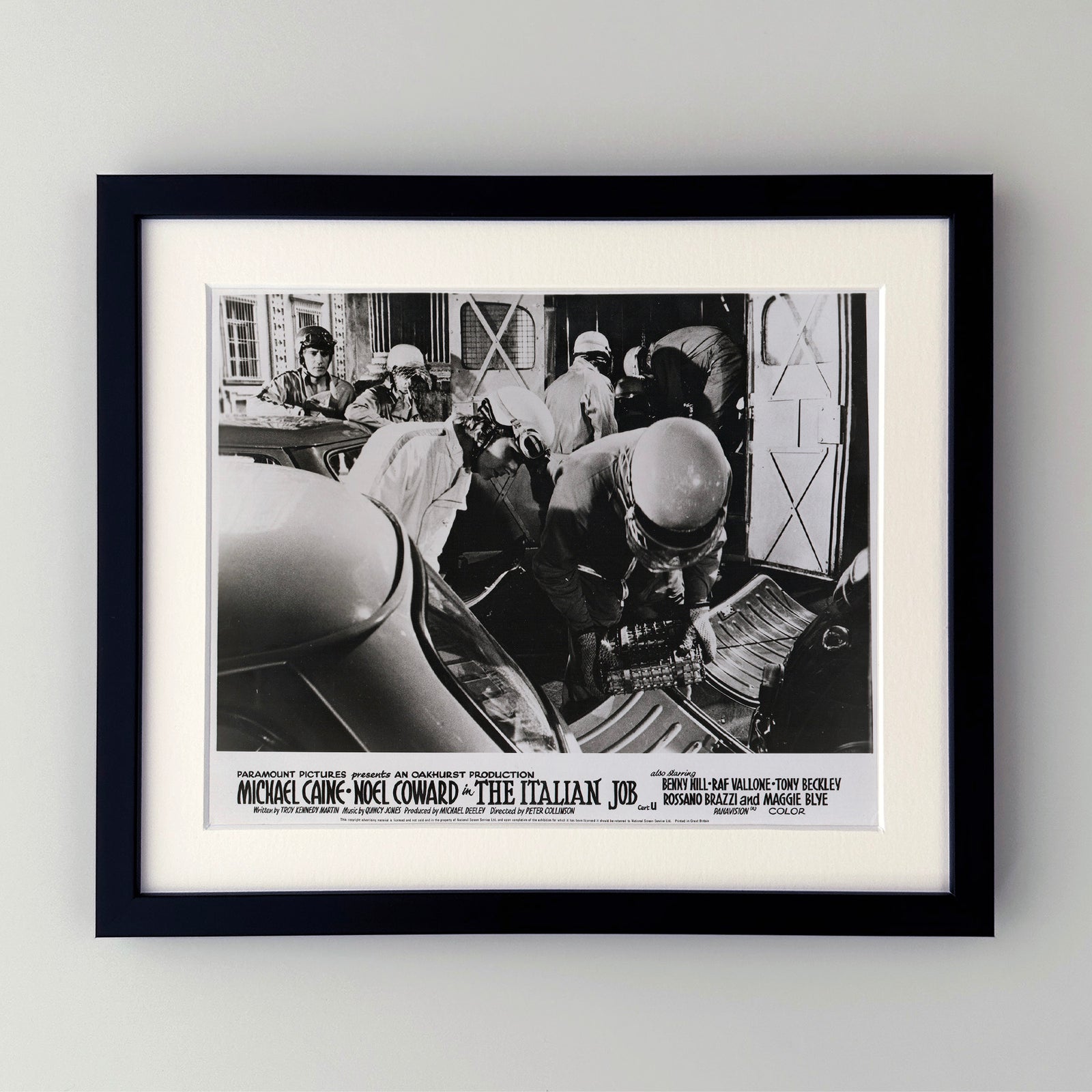 The Italian Job 1969 Film Movie Press Publicity Still Framed