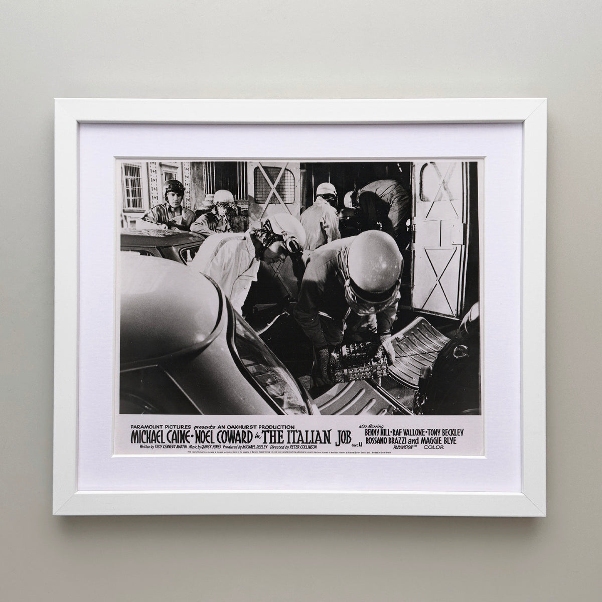 The Italian Job 1969 Film Movie Press Publicity Still Framed