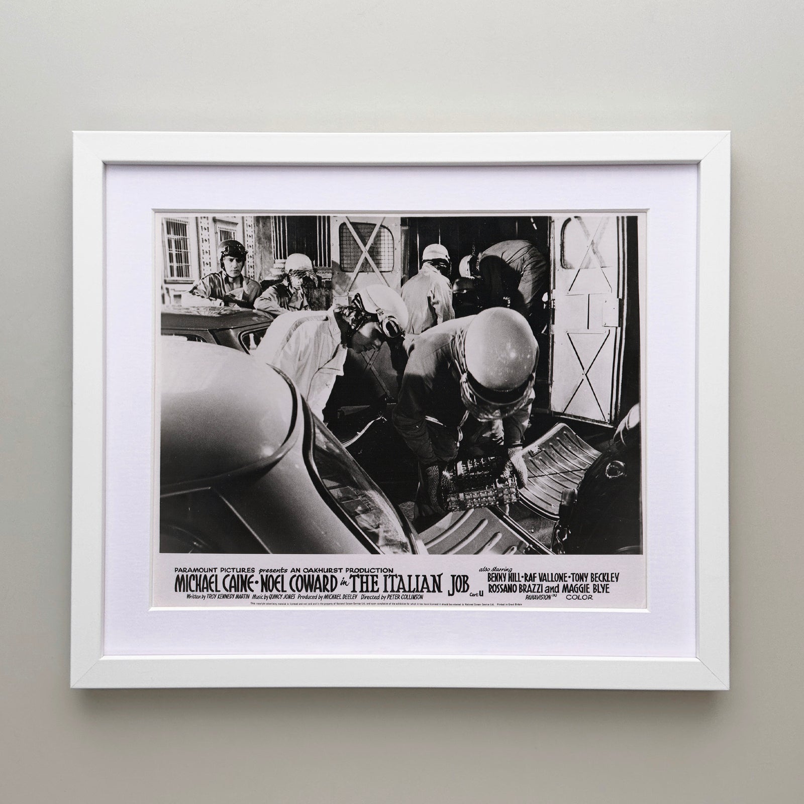 The Italian Job 1969 Film Movie Press Publicity Still Framed