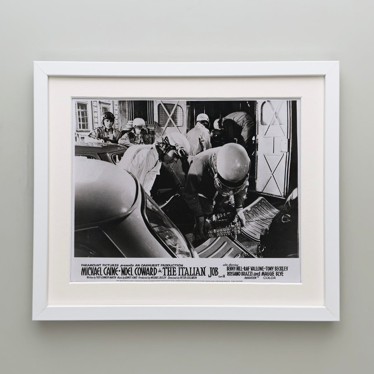 The Italian Job 1969 Film Movie Press Publicity Still Framed