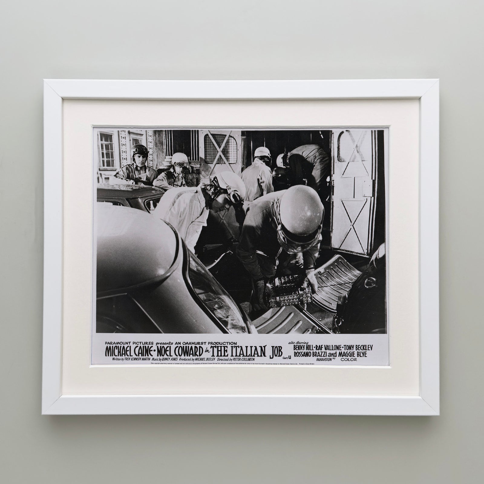 The Italian Job 1969 Film Movie Press Publicity Still Framed