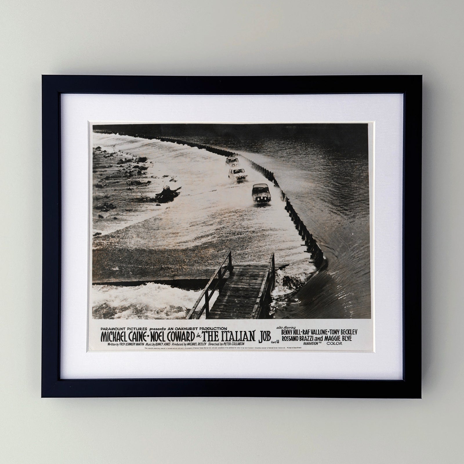 The Italian Job 1969 Film Movie Press Publicity Still Framed