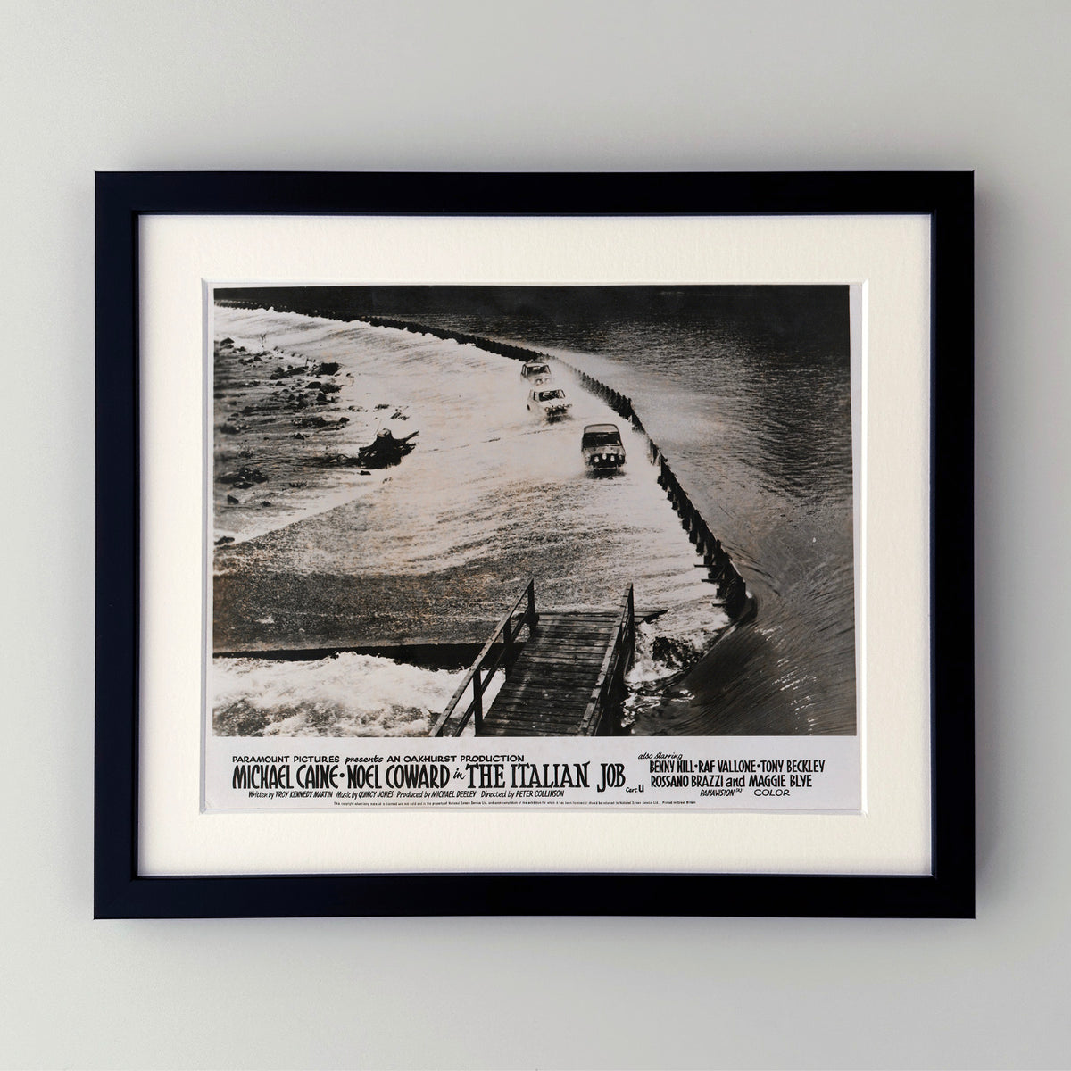 The Italian Job 1969 Film Movie Press Publicity Still Framed