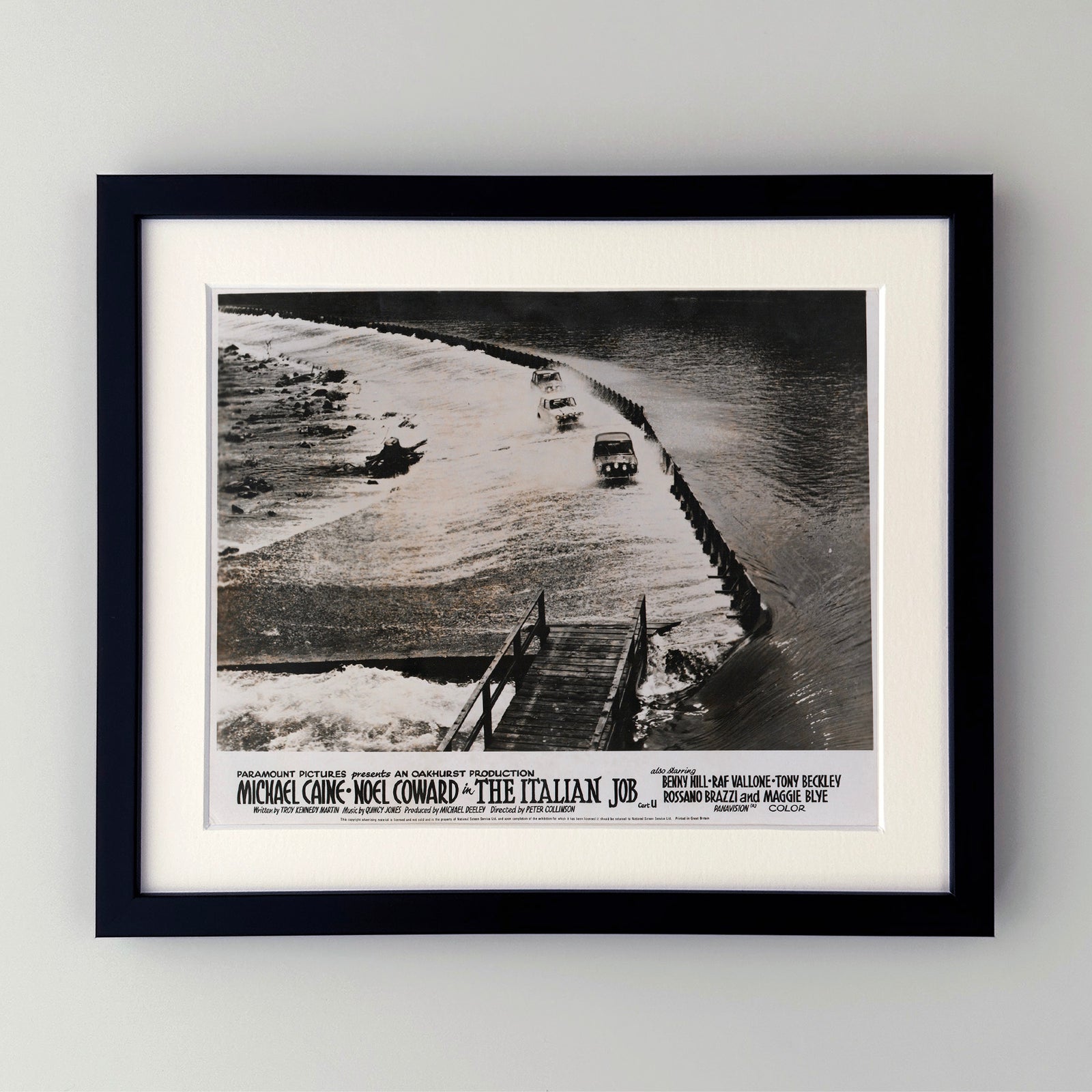 The Italian Job 1969 Film Movie Press Publicity Still Framed