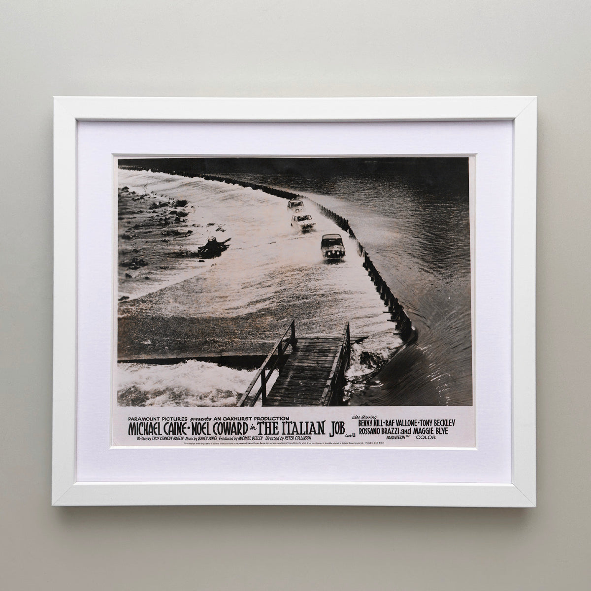 The Italian Job 1969 Film Movie Press Publicity Still Framed