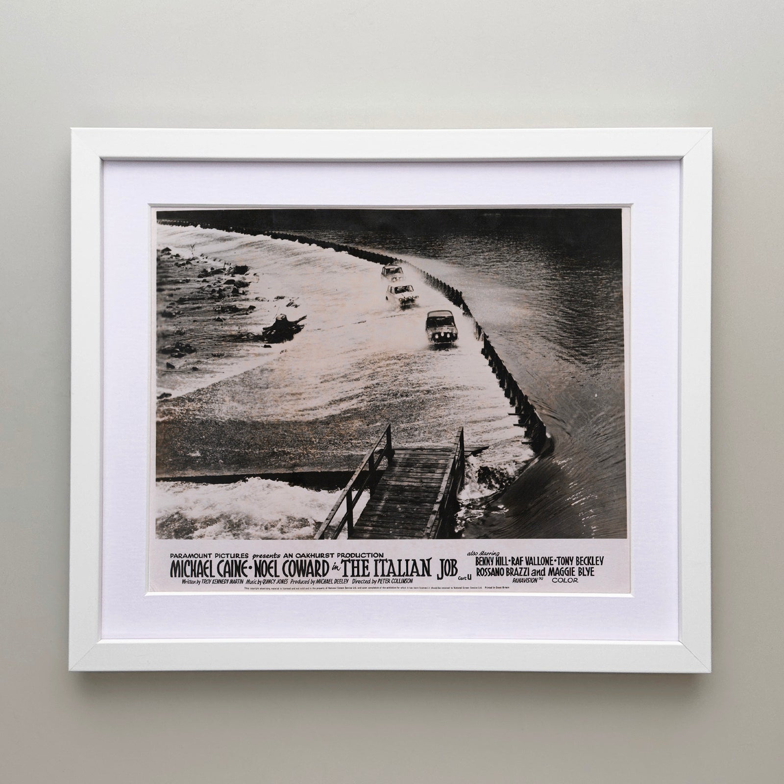 The Italian Job 1969 Film Movie Press Publicity Still Framed