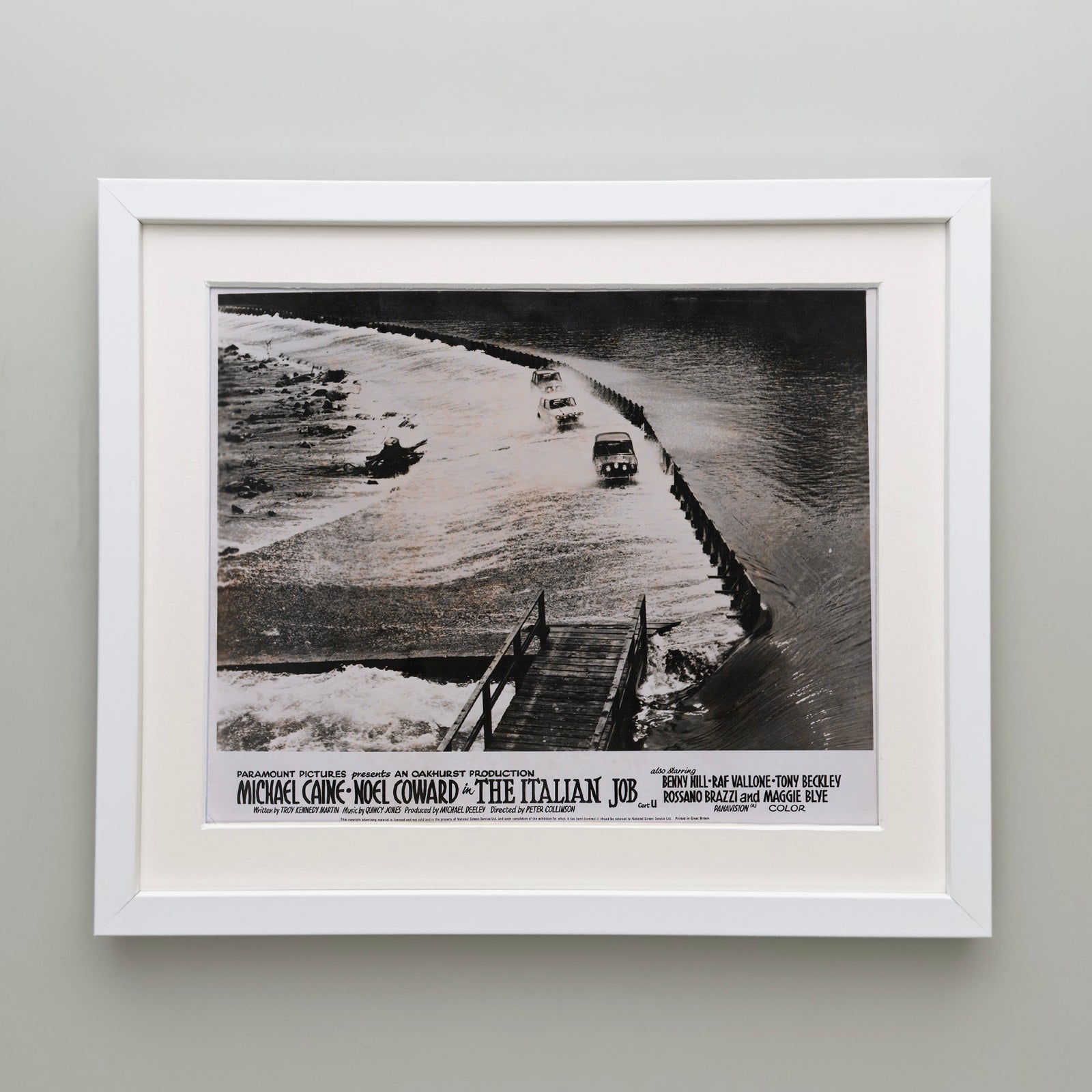 The Italian Job 1969 Film Movie Press Publicity Still Framed