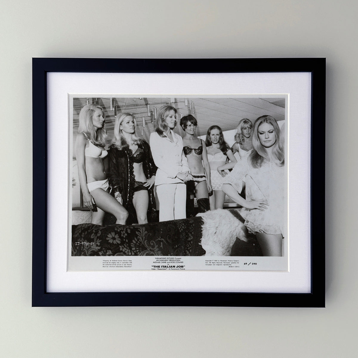 The Italian Job 1969 Film Movie Press Publicity Still Framed