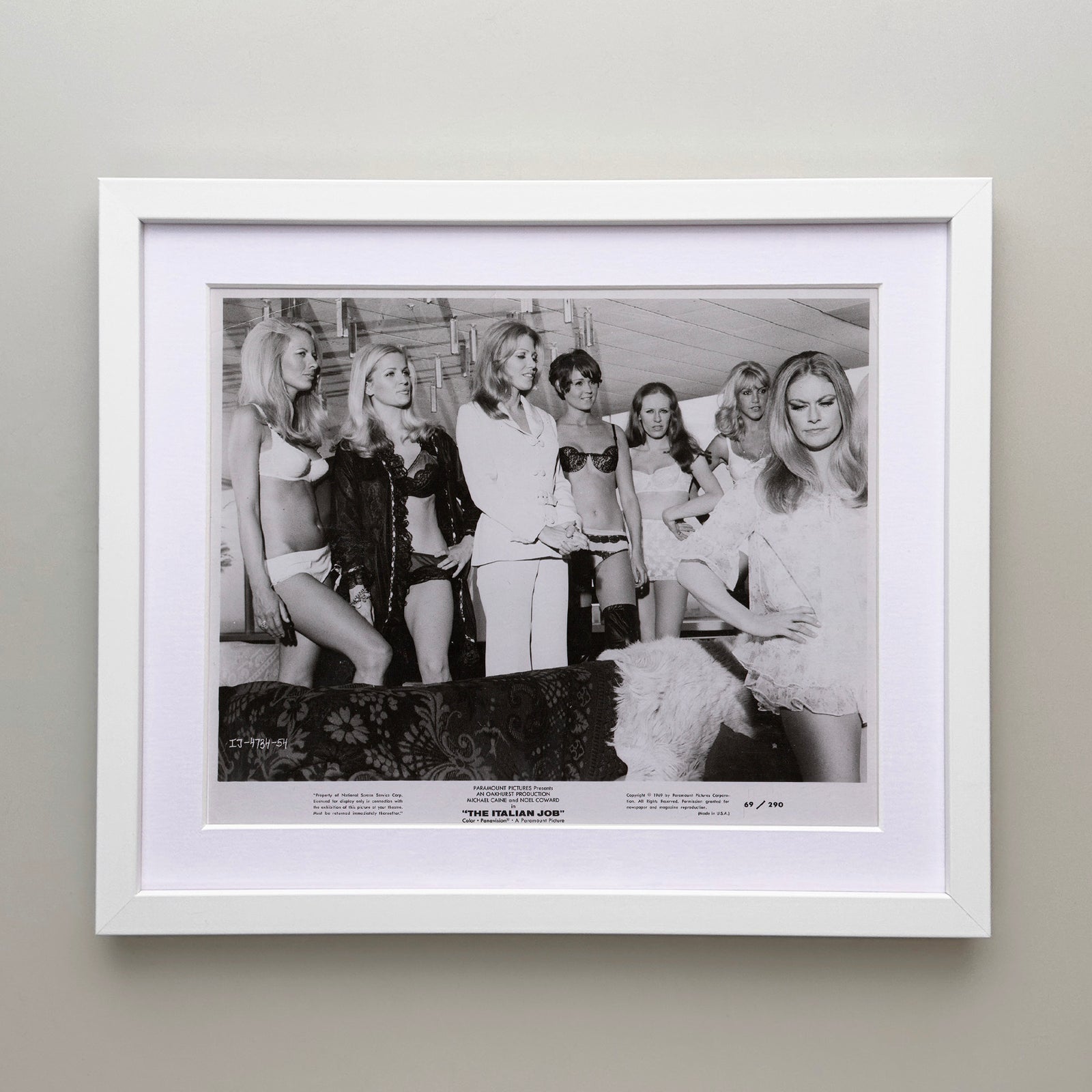 The Italian Job 1969 Film Movie Press Publicity Still Framed