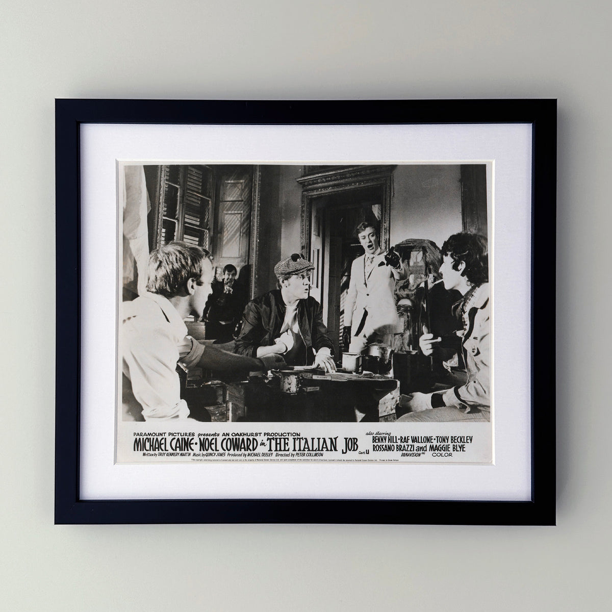 The Italian Job 1969 Film Movie Press Publicity Still Framed