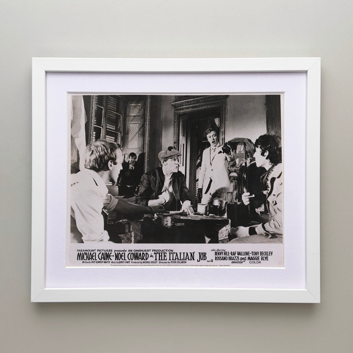 The Italian Job 1969 Film Movie Press Publicity Still Framed
