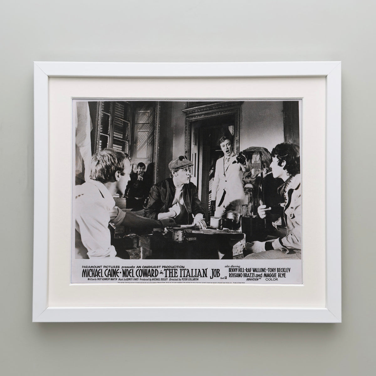 The Italian Job 1969 Film Movie Press Publicity Still Framed