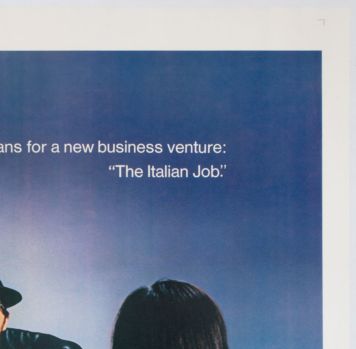 The Italian Job 1969 US 1 Sheet Film Movie Poster - detail