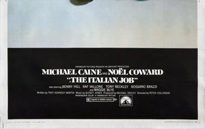 The Italian Job 1969 US 3 Sheet Film Movie Poster - detail