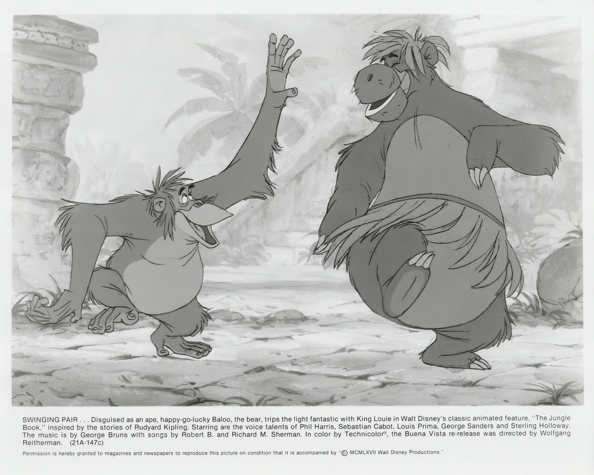 The Jungle Book 1967 Film Movie Press Publicity Still Framed