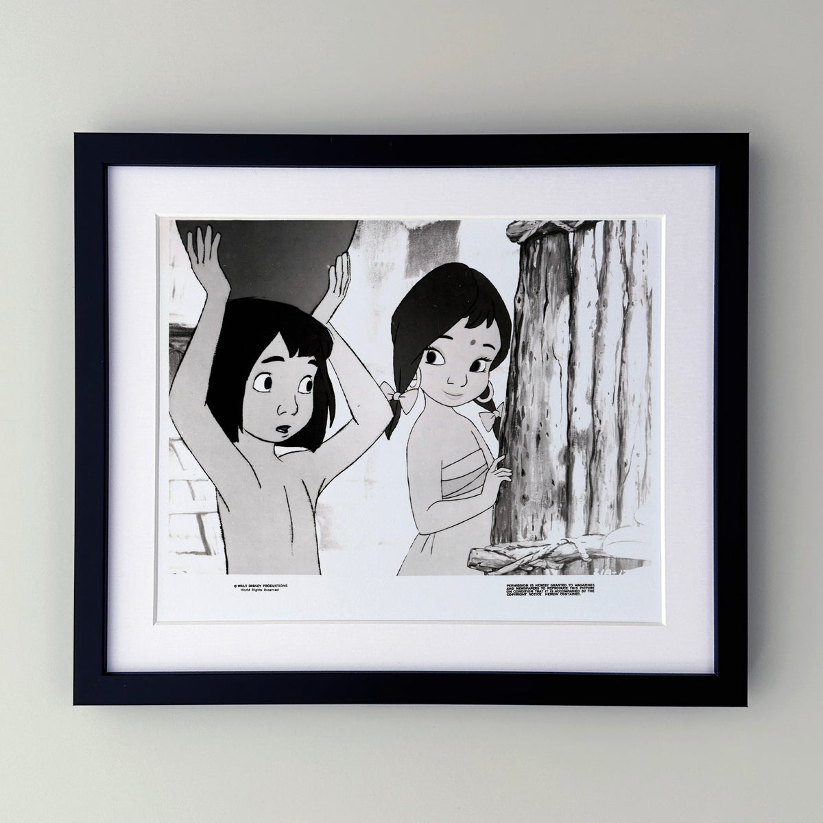 The Jungle Book 1967 Publicity Film Movie Press Still Framed