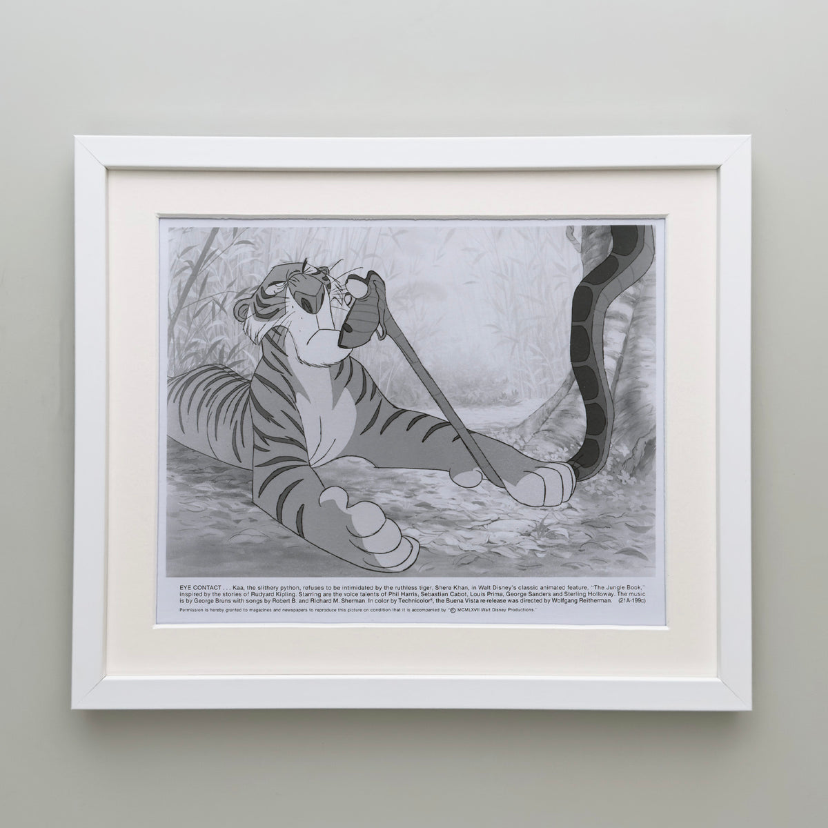 The Jungle Book 1967 Film Movie Press Publicity Still Framed