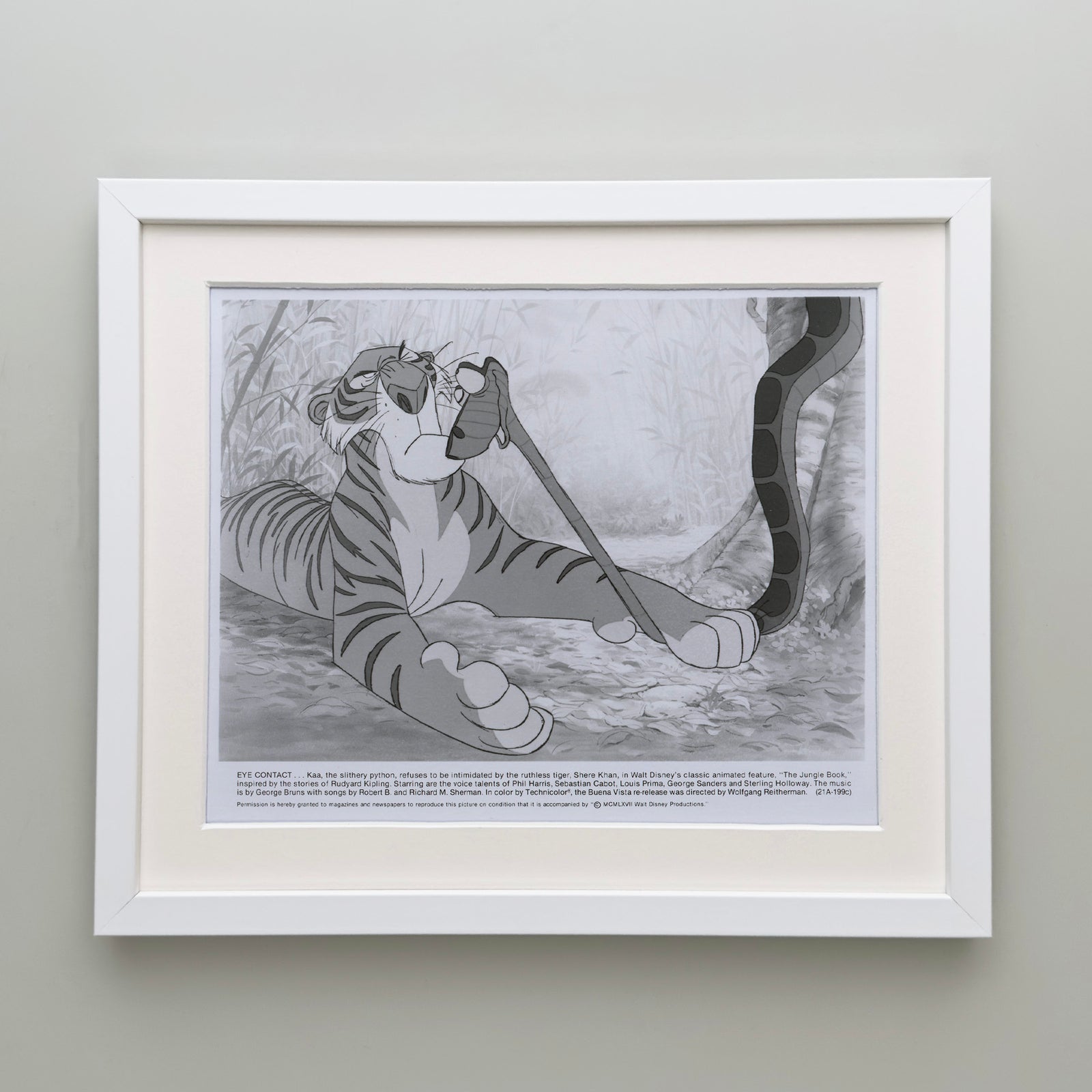 The Jungle Book 1967 Film Movie Press Publicity Still Framed