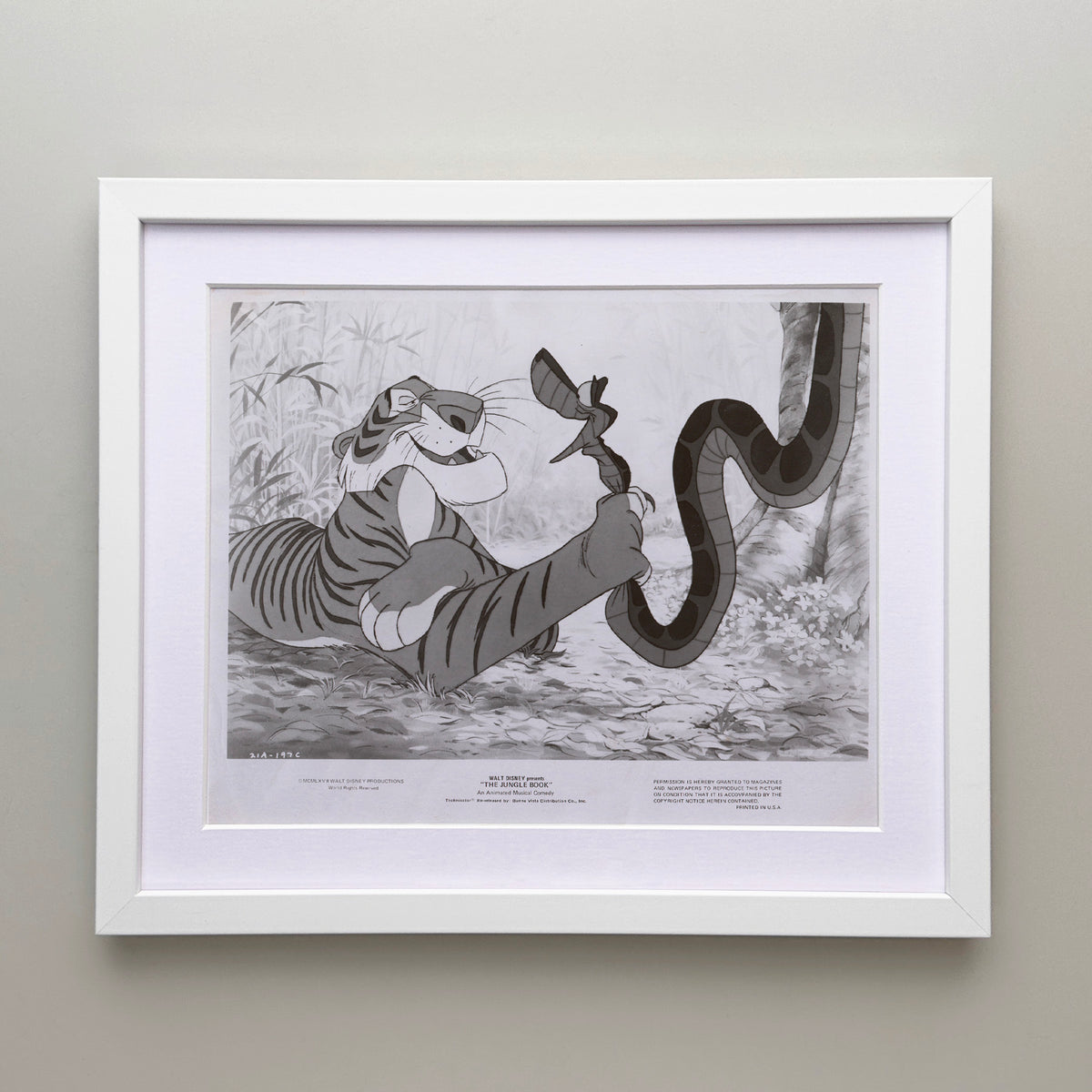 The Jungle Book 1967 Film Movie Press Publicity Still Framed