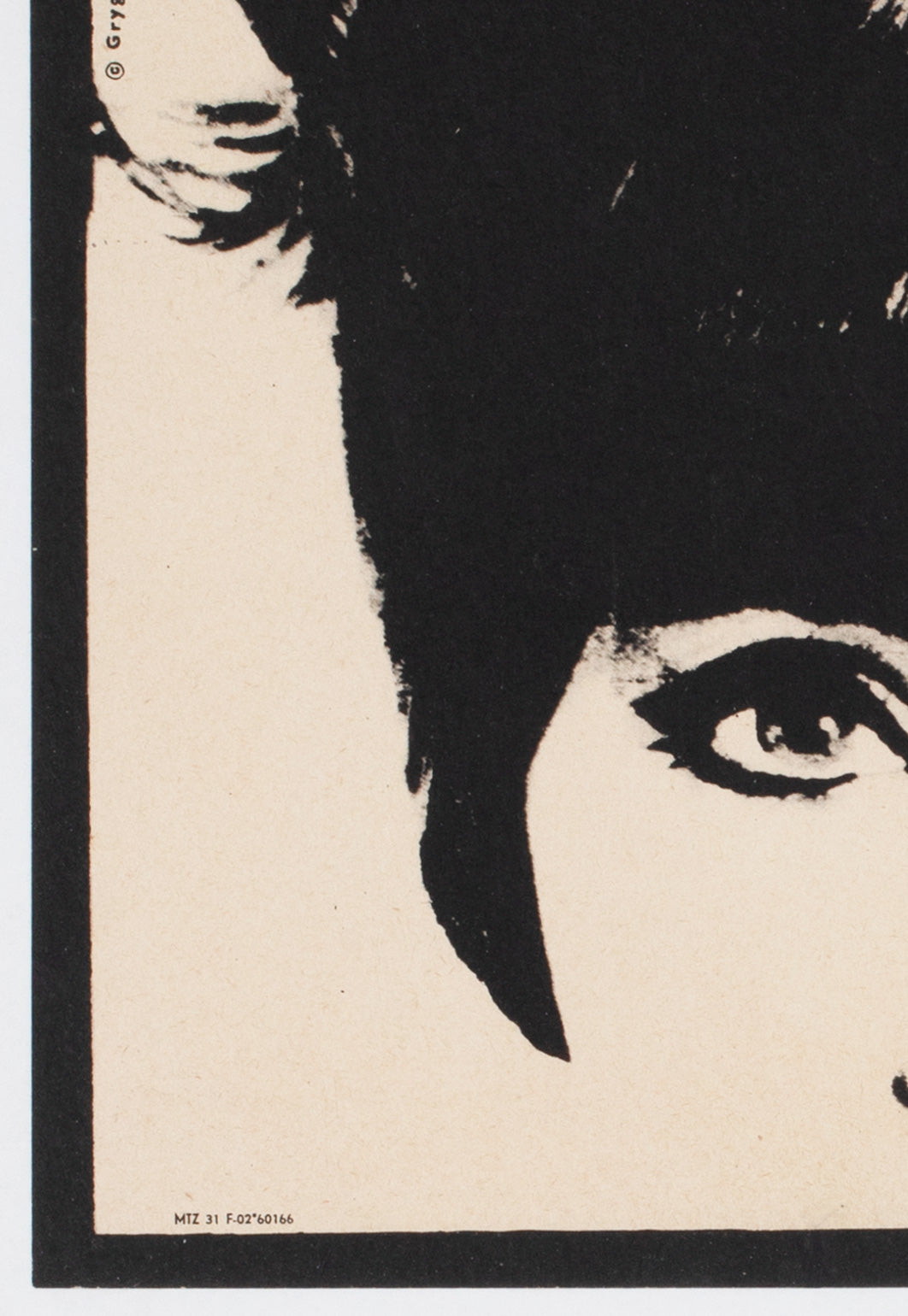 The Knack And How To Get It 1966 Czech A3 Film Movie Poster, Milan Grygar - detail