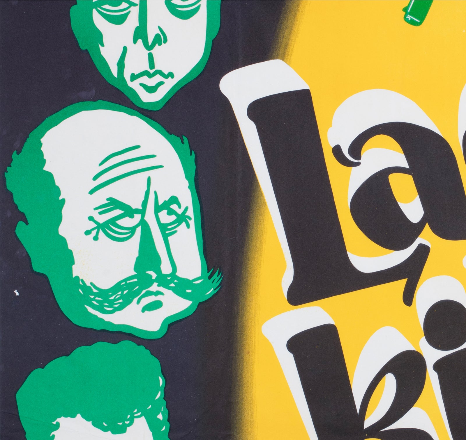 The Ladykillers 1955 Swedish Film Poster - detail