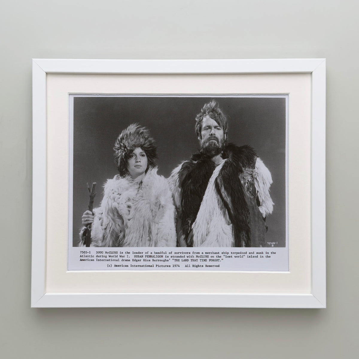 The Land that Time Forgot 1974 Film Movie Press Publicity Still Framed