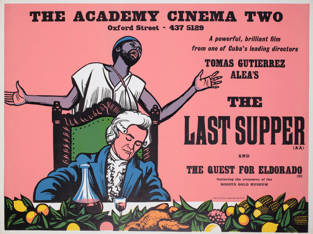 The Last Supper 1976 UK Quad Academy Cinema Film Poster, Strausfeld