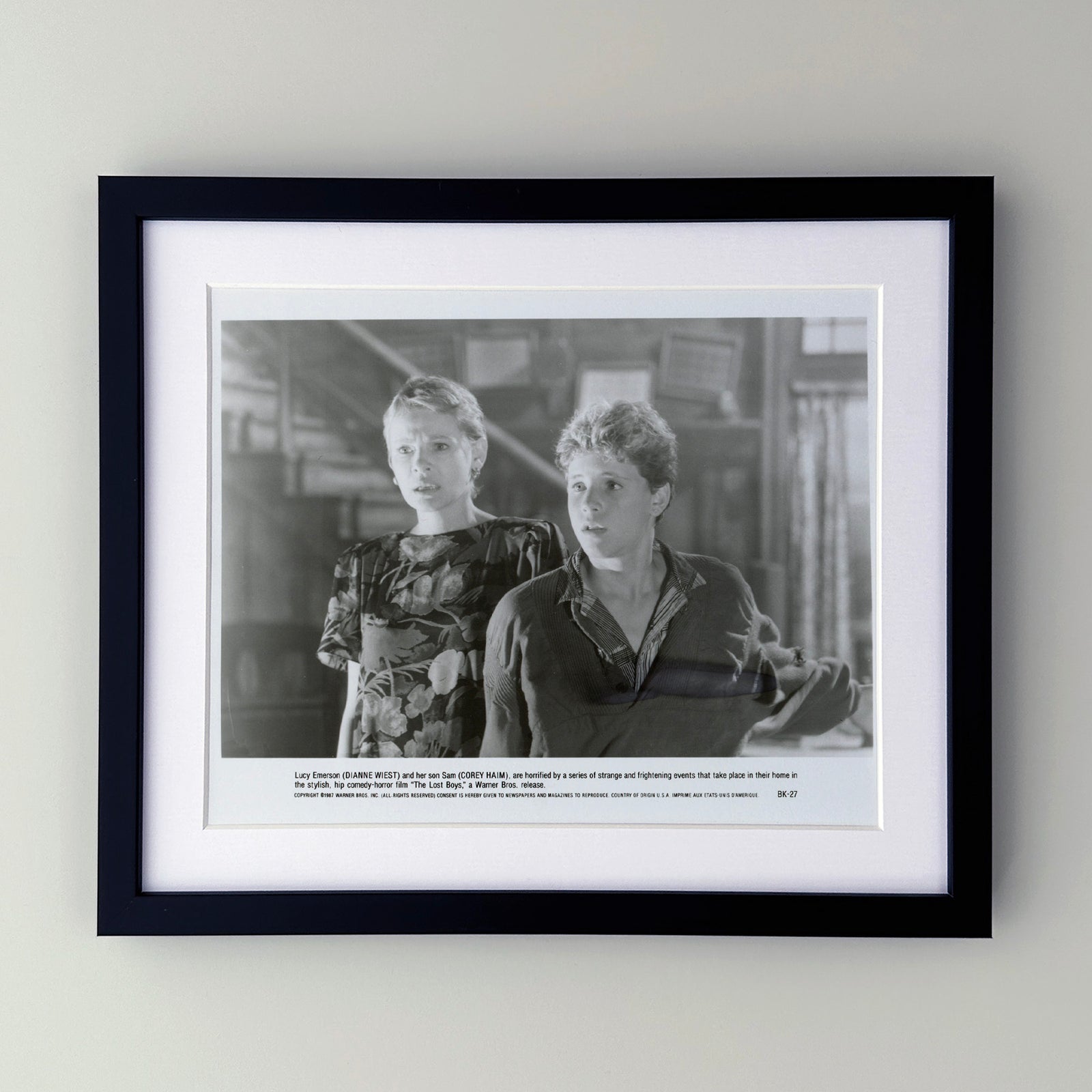 The Lost Boys 1987 Film Movie Press Publicity Still Framed