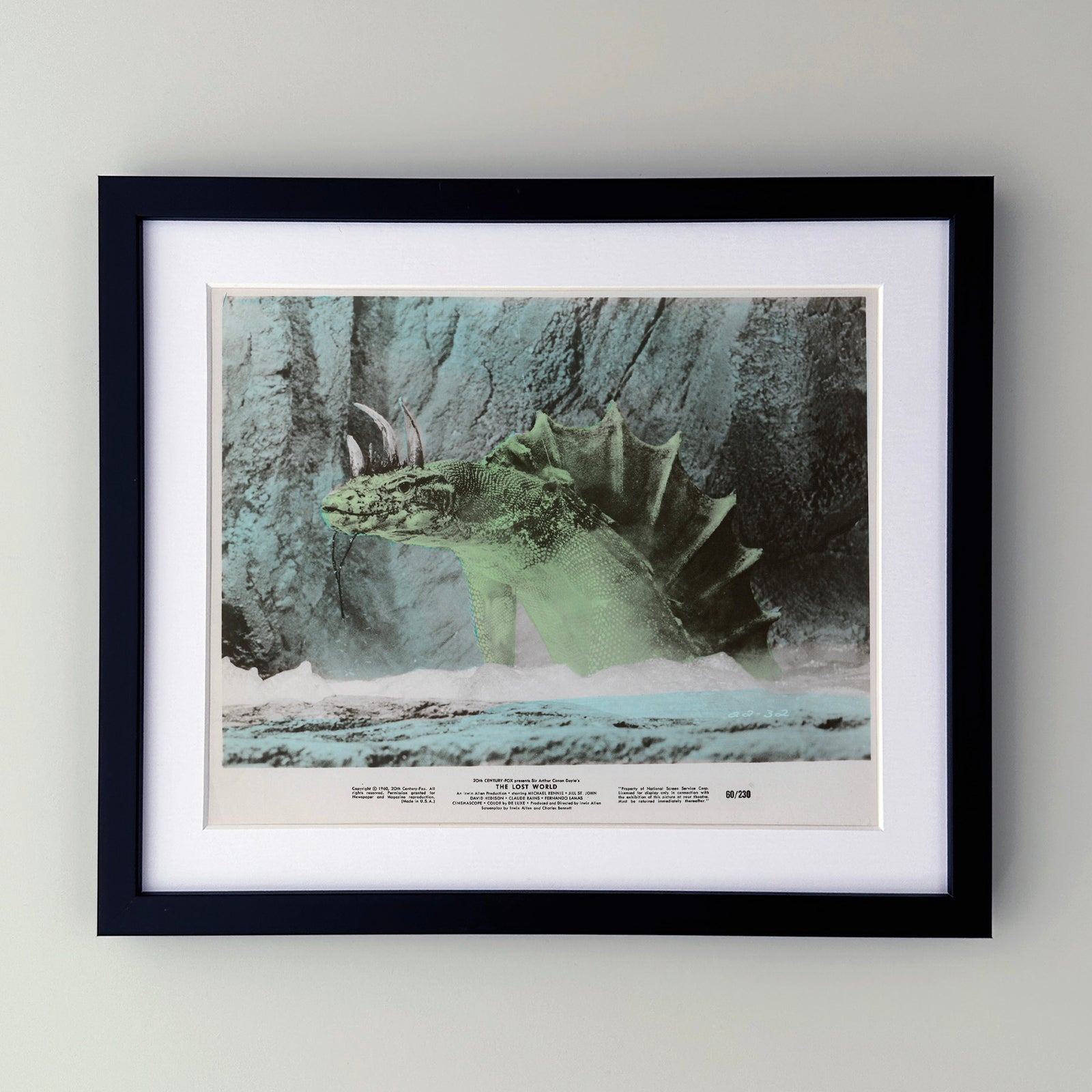 The Lost World 1960 Film Movie Lobby Card Framed