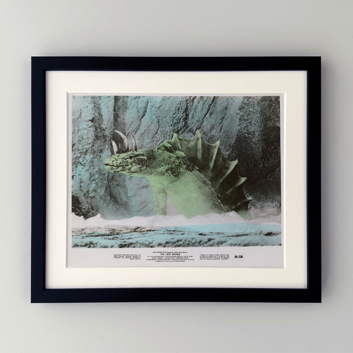 The Lost World 1960 Film Movie Lobby Card Framed