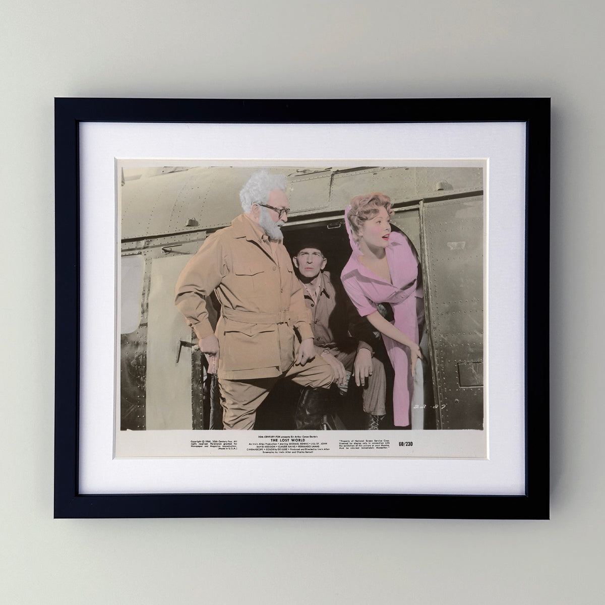 The Lost World 1960 Film Movie Lobby Card Framed