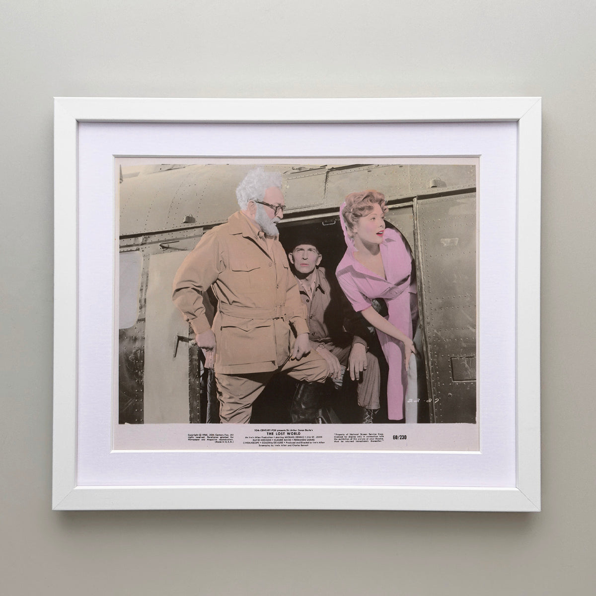 The Lost World 1960 Film Movie Lobby Card Framed