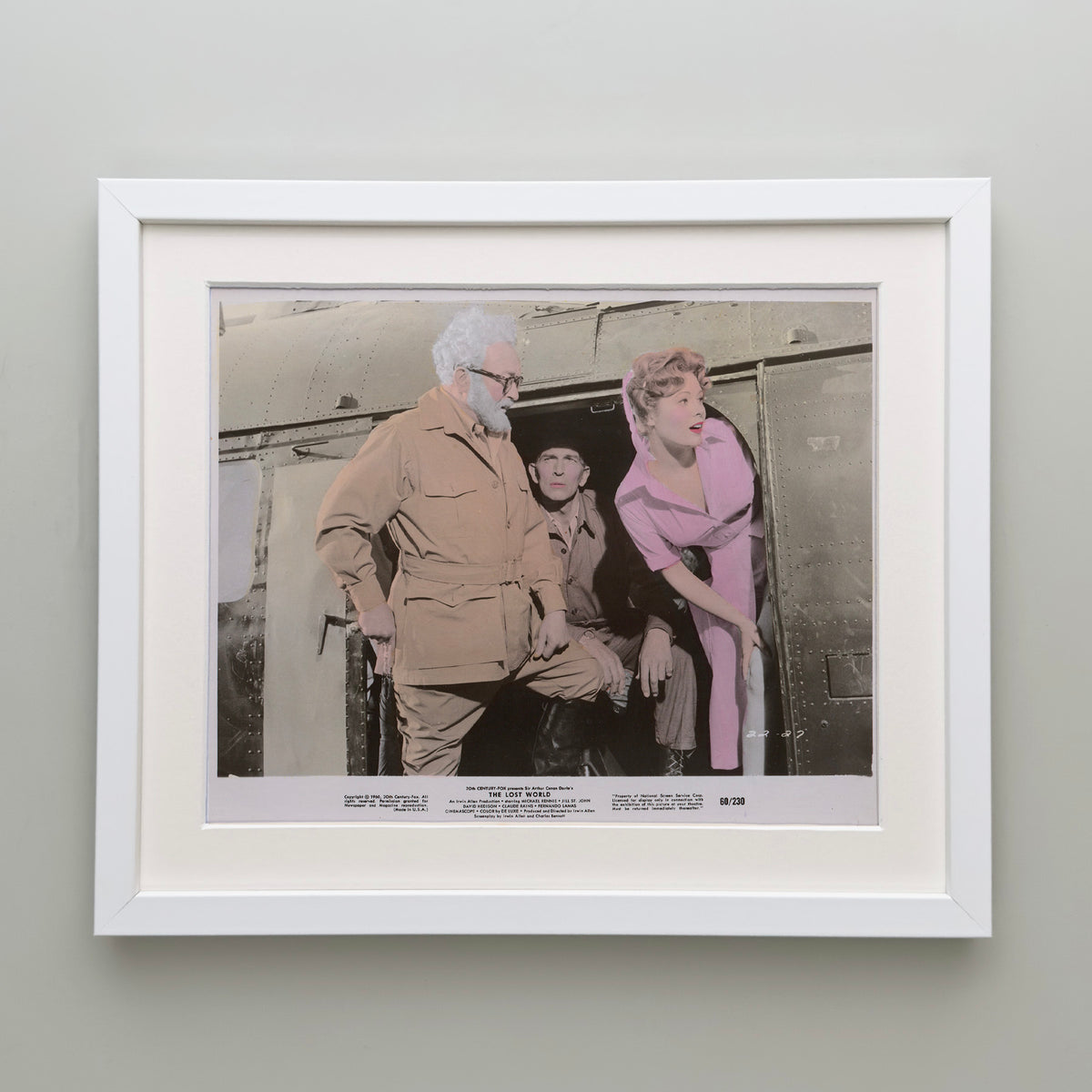 The Lost World 1960 Film Movie Lobby Card Framed