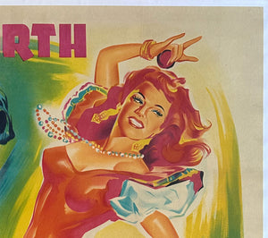 The Loves of Carmen 1948 French Grande Film Movie Poster, Constantin Belinsky - detail