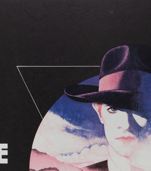 The Man Who Fell To Earth 1976 Rolled UK Quad Pink Style Film Movie Poster, Vic Fair - detail