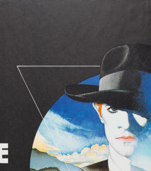 The Man Who Fell To Earth 1976 Rolled UK Quad Film Movie Poster, Vic Fair - detail
