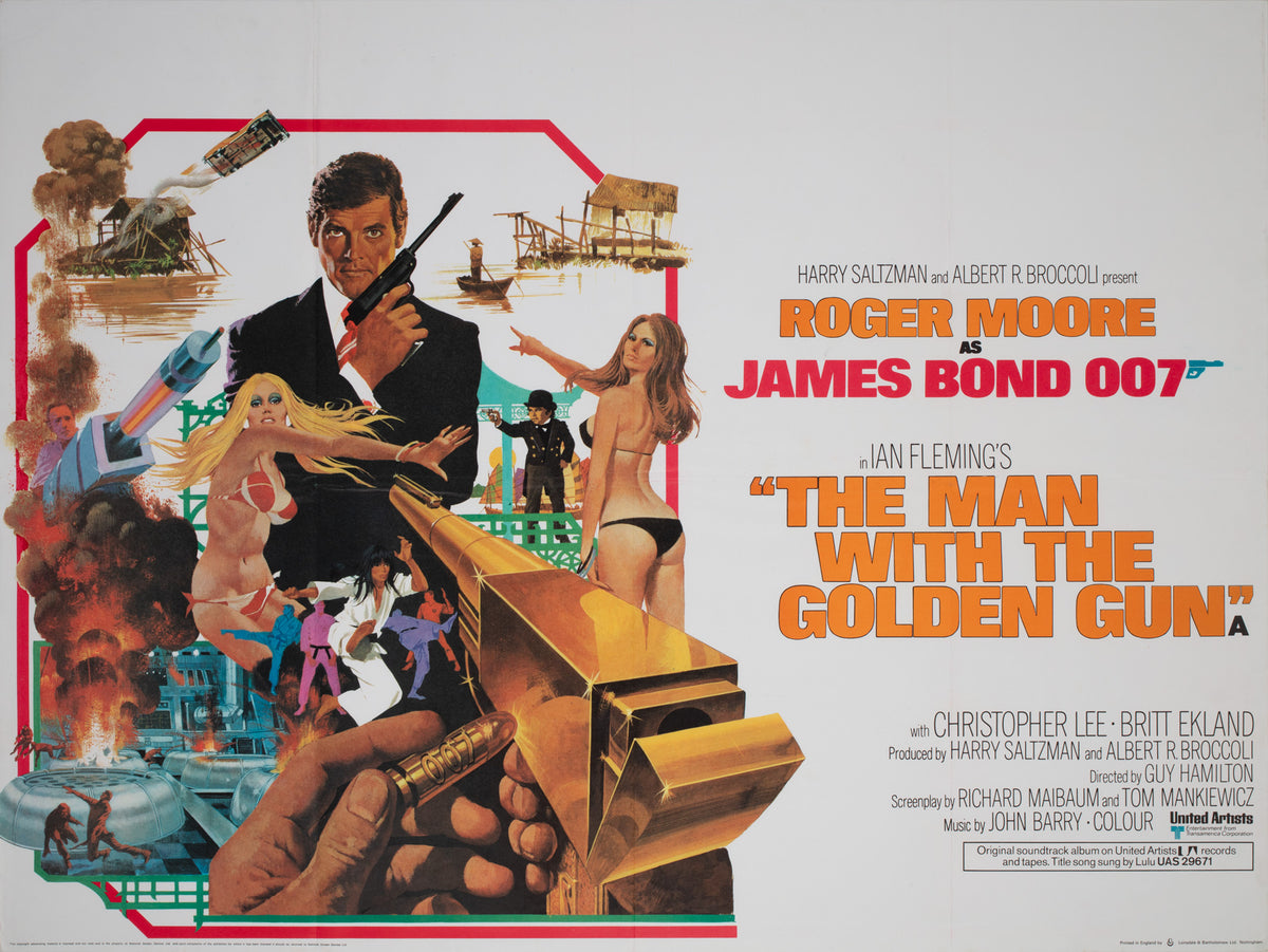 The Man with the Golden Gun original film movie poster - Orson & Welles