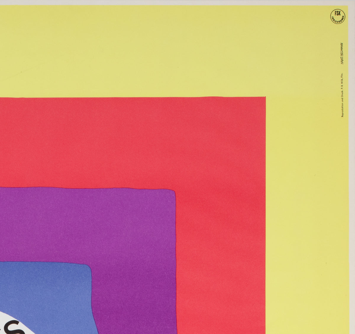 The Man in the White Suit R1964 German A1 Film Movie Poster, Hans Hillmann - detail