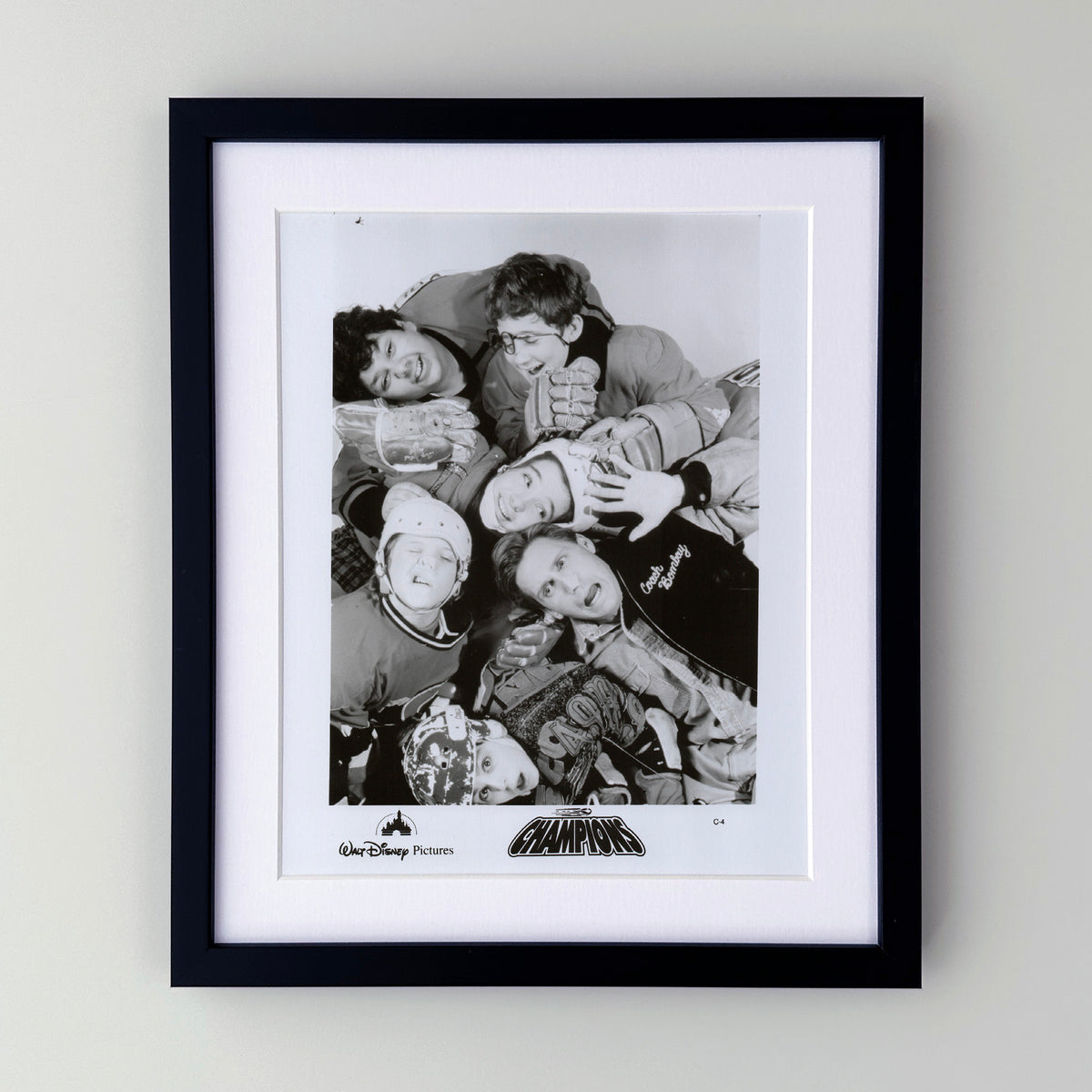 The Mighty Ducks Champions 1992 Film Movie Press Publicity Still Framed
