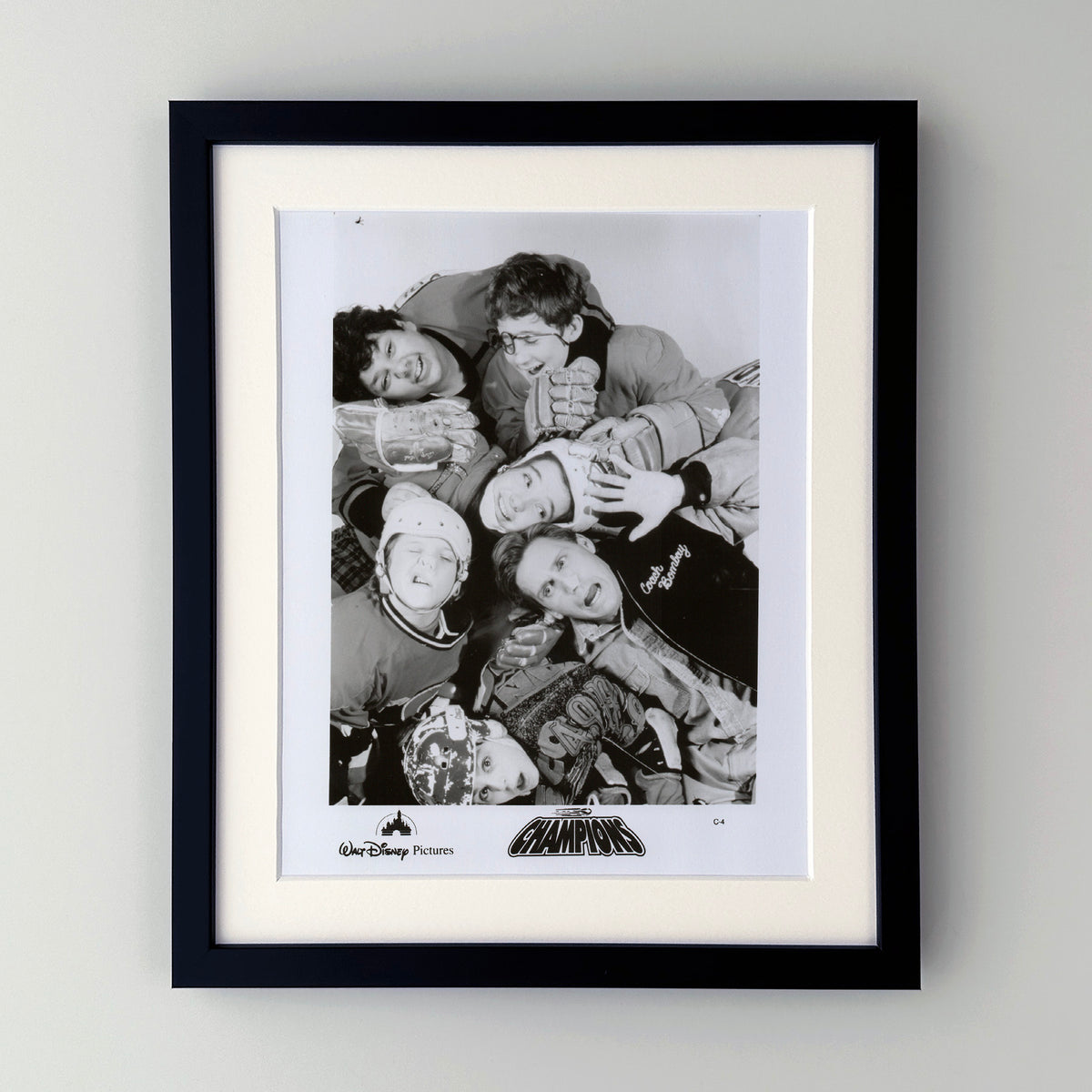 The Mighty Ducks Champions 1992 Film Movie Press Publicity Still Framed