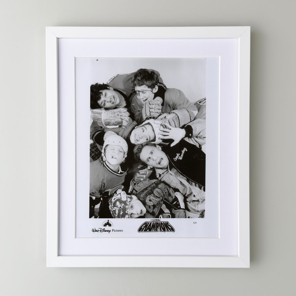 The Mighty Ducks Champions 1992 Film Movie Press Publicity Still Framed