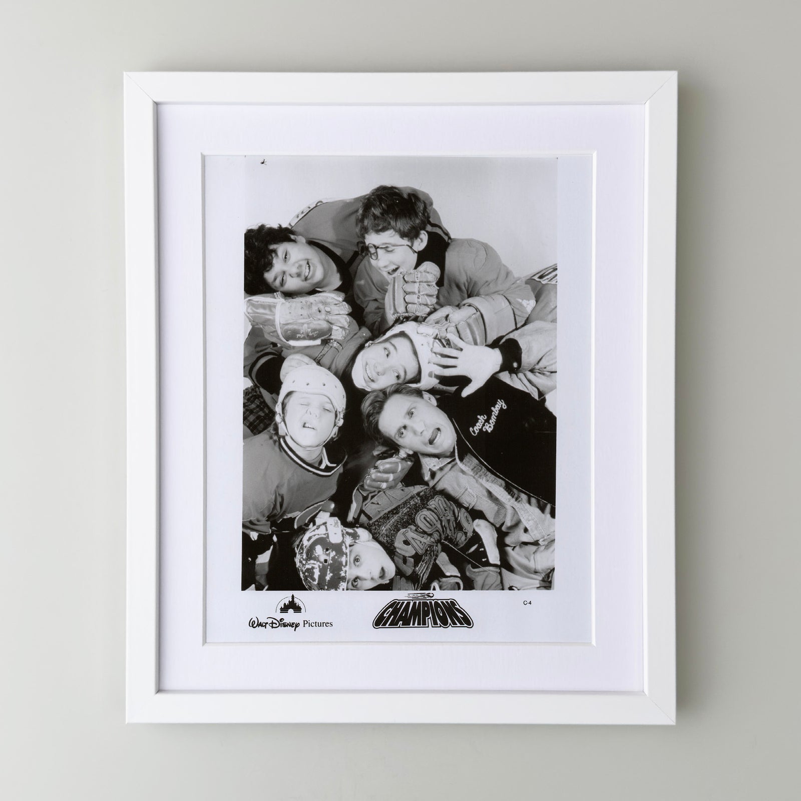 The Mighty Ducks Champions 1992 Film Movie Press Publicity Still Framed