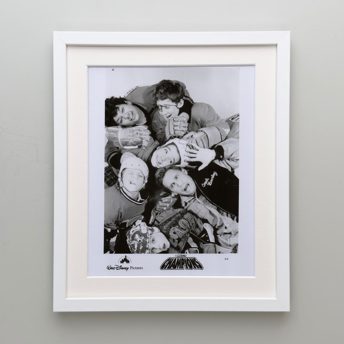 The Mighty Ducks Champions 1992 Film Movie Press Publicity Still Framed