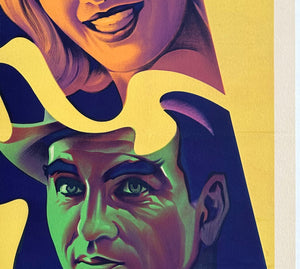 The Misfits 1961 French Grande Film Movie Poster, Roger Soubie - detail