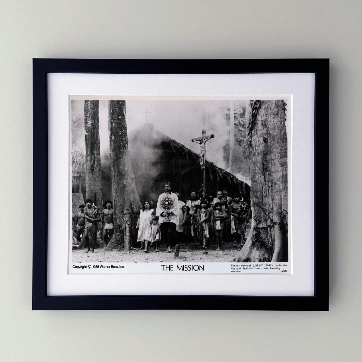 The Mission 1986 Publicity Film Movie Press Still Framed
