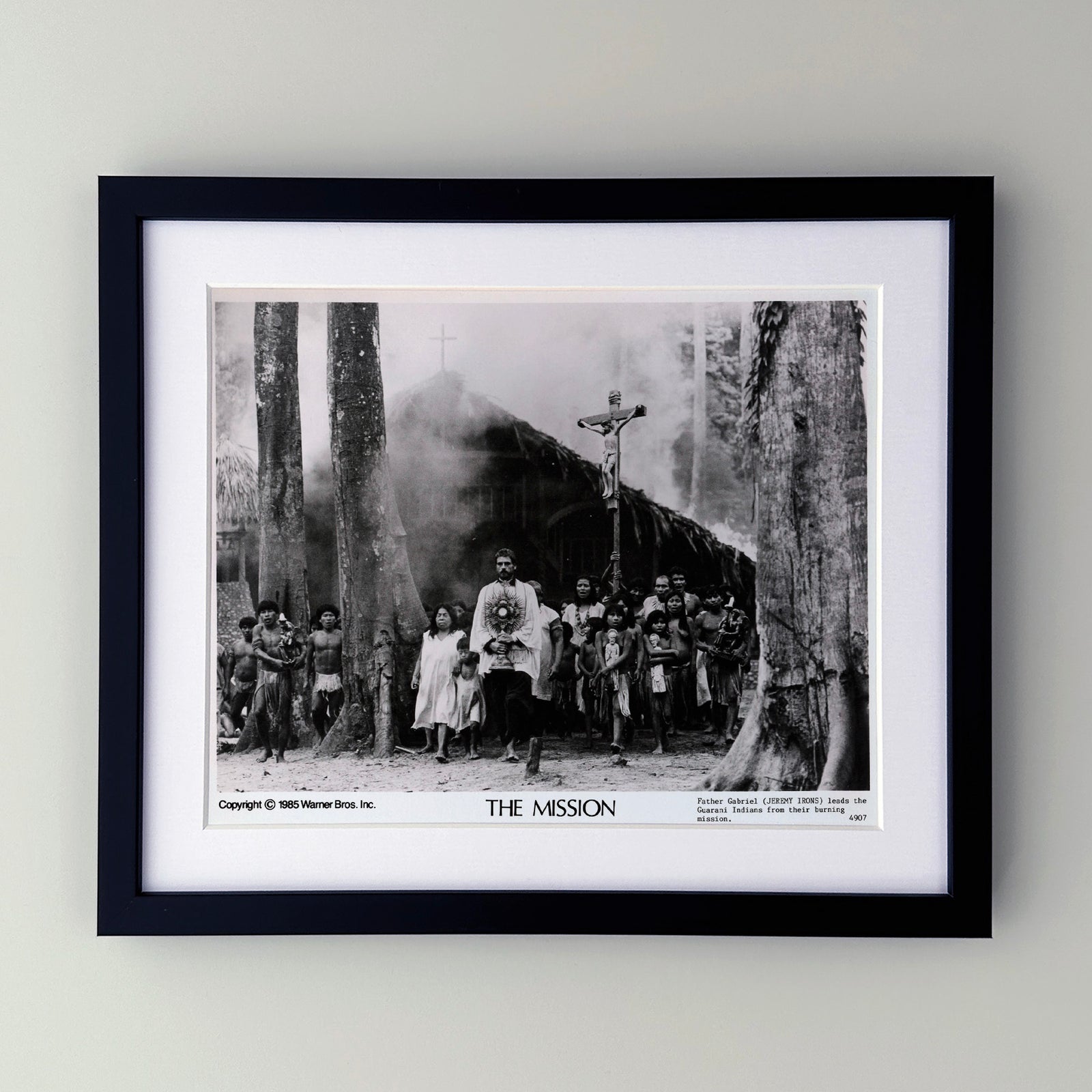 The Mission 1986 Publicity Film Movie Press Still Framed